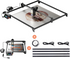 LONGER RAY5 20W Laser Engraver Bundle, Three-in-One Laser Engraving Machine with Air Assist & XY-Axis Extension, 33.4"x32" Maximum Work Area, for Metal, Acrylic, Wood, Glass, Leather.