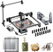 LONGER RAY5 20000mW Laser Engraver with Air Assist Kit, Rotary Roller, 16 Pcs Raiser, Camera Kits and Honeycomb Panel 440 * 440mm, DIY, Cutting Tool for Metal Coloring、Acrylic、Wood. (Class 4)