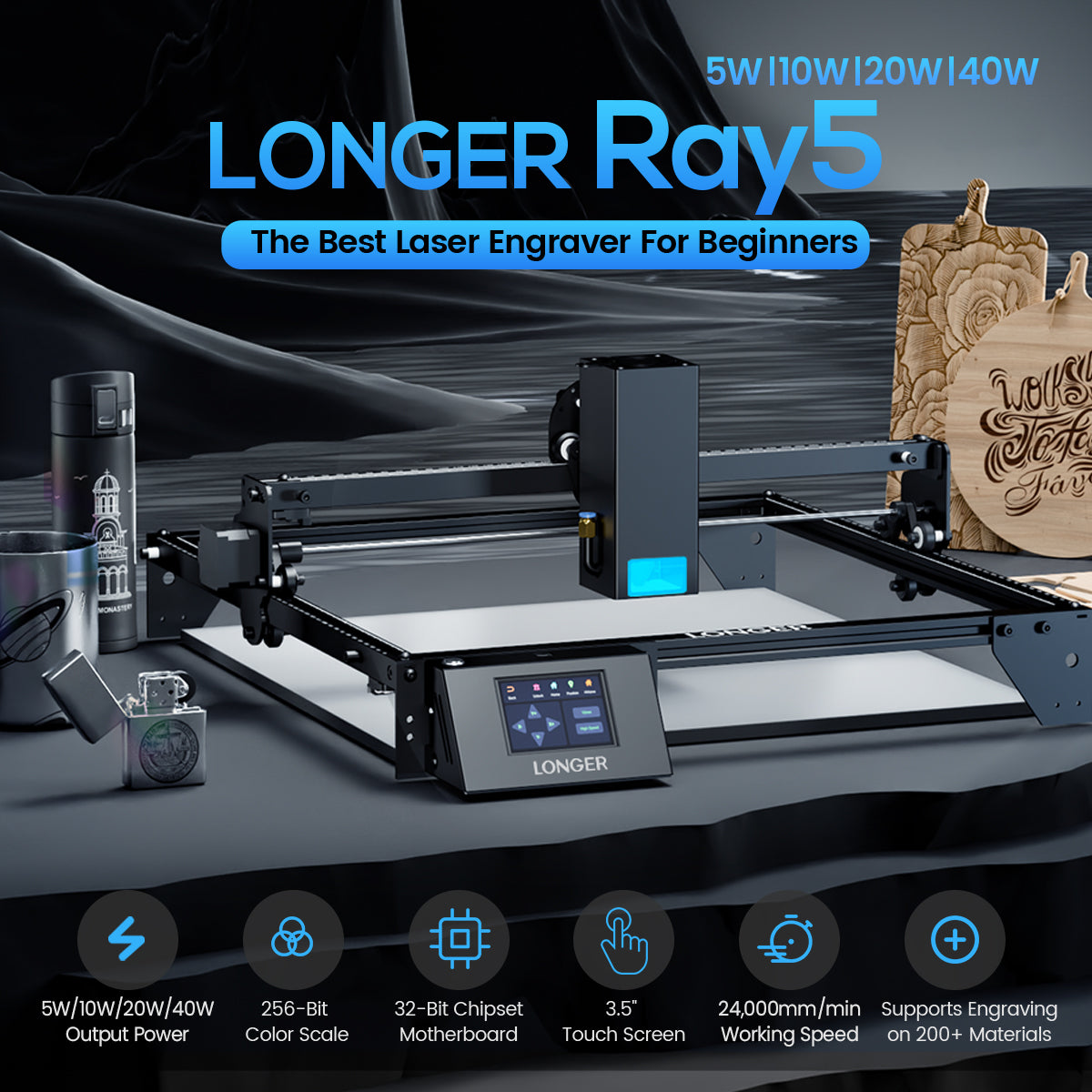 Longer Ray5 Laser Engraver 5W/10W/20W