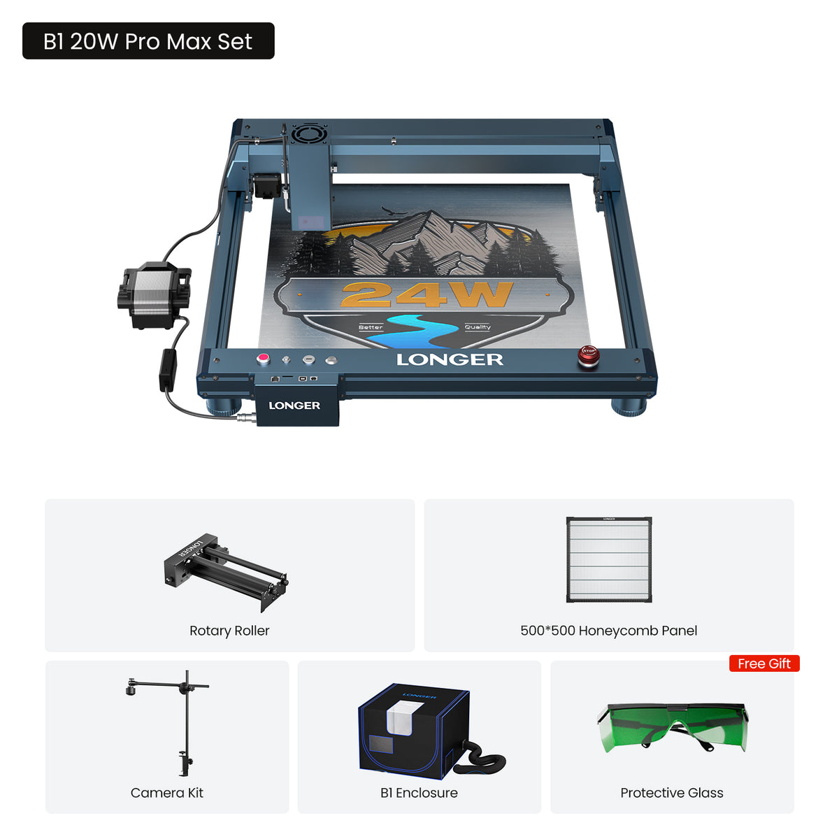 Longer B1 Laser Engraving Machine 20W/30W/40W