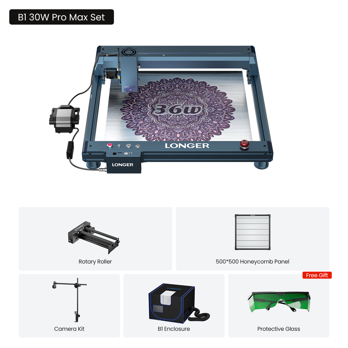 Longer B1 Laser Engraving Machine 20W/30W/40W
