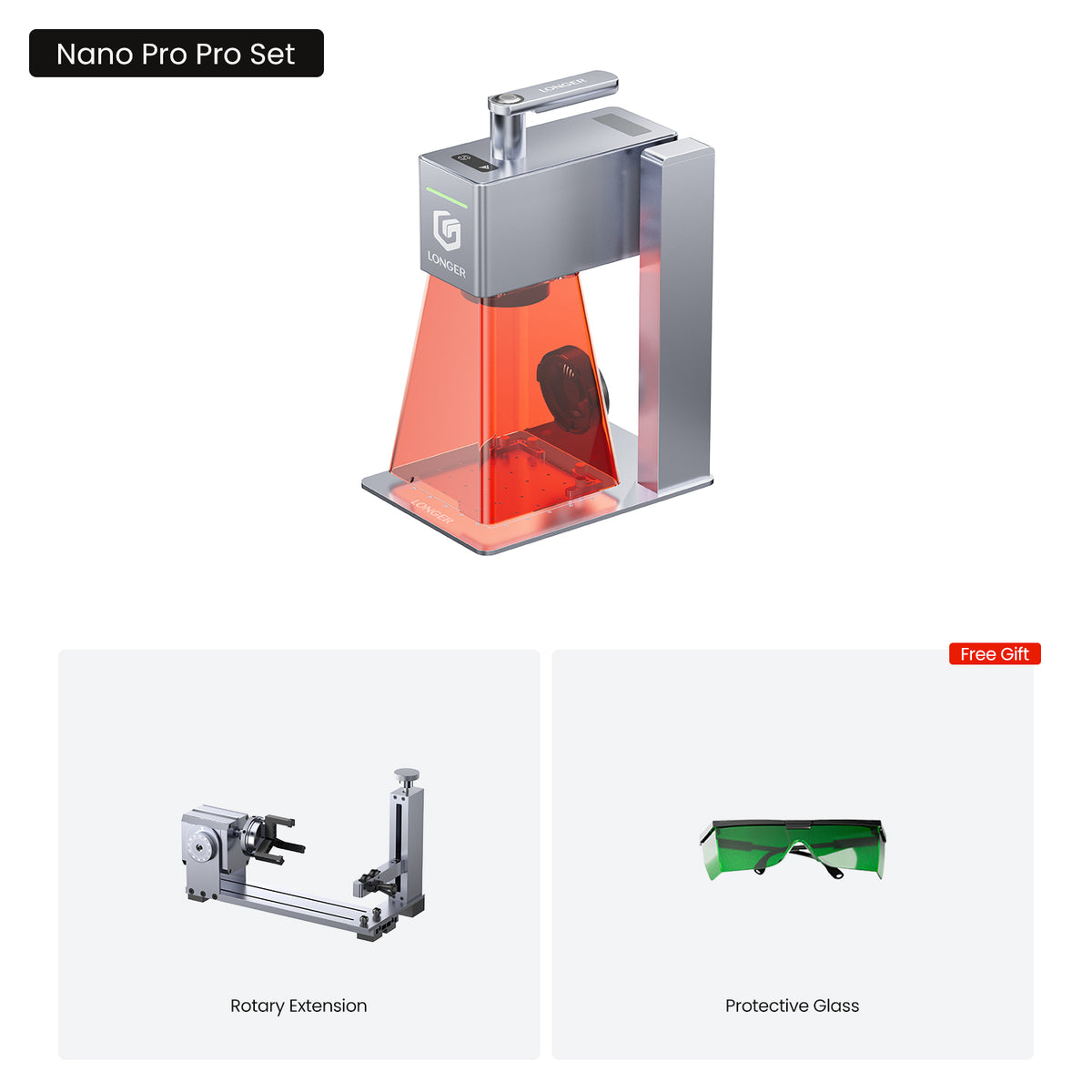 Longer Nano Pro 12W&Nano 6W Portable Laser Engraver