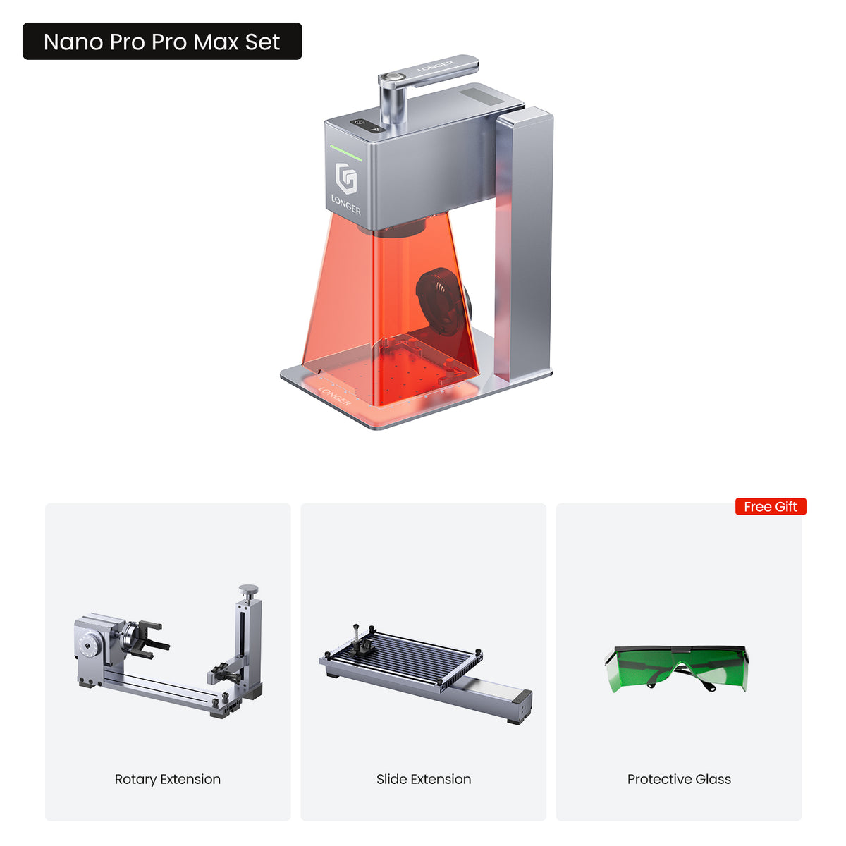 Longer Nano Pro 12W&Nano 6W Portable Laser Engraver